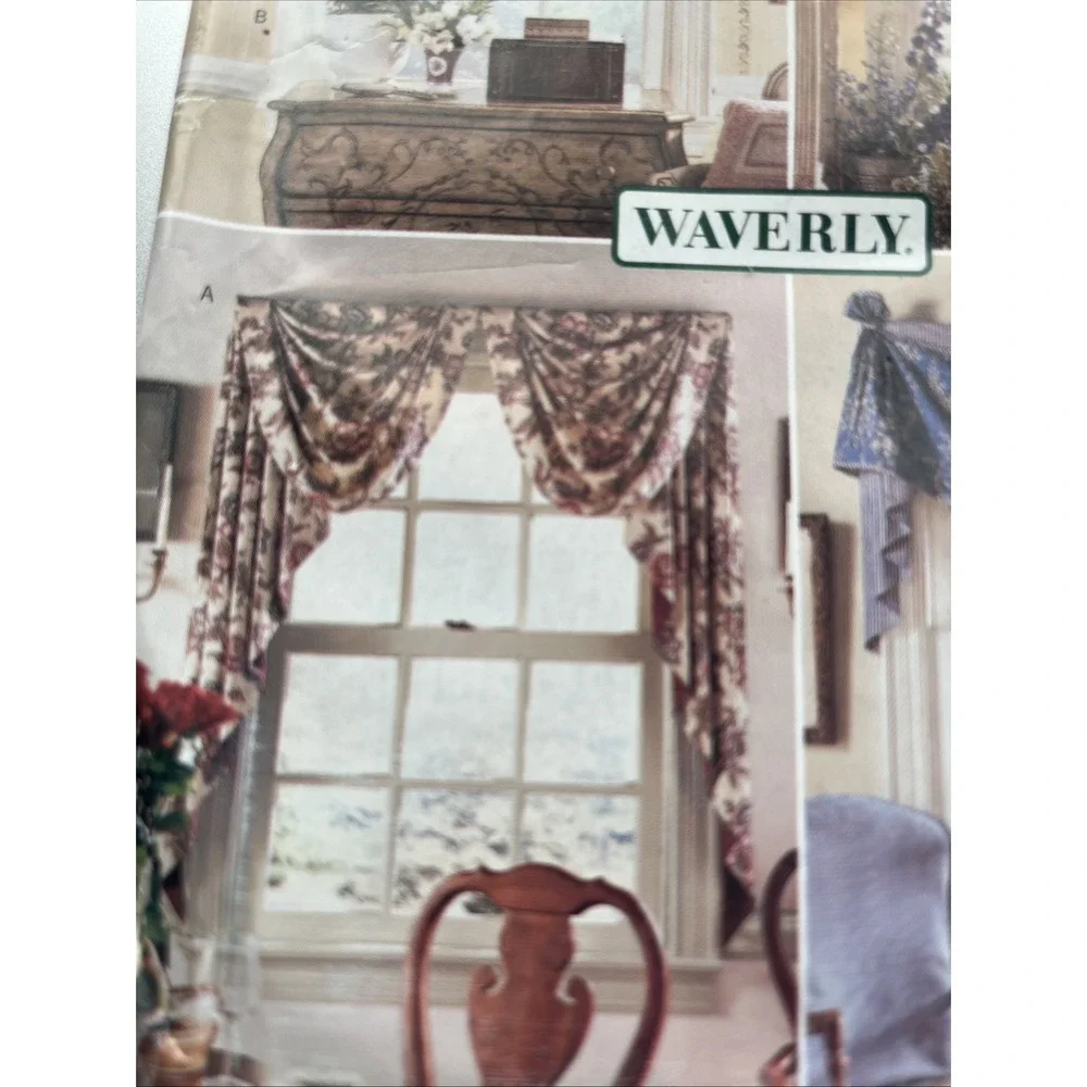 Butterick Pattern 3117 Window Treatments Sewing Craft Project (H)